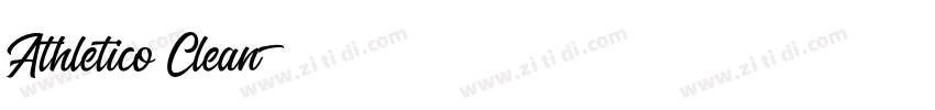 Athletico Clean字体转换 Athletico Clean字体转换